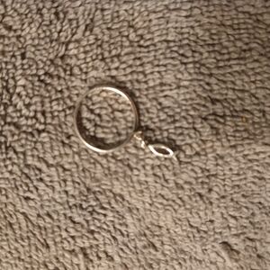 James Avery Silver Ring with Jesus Charm